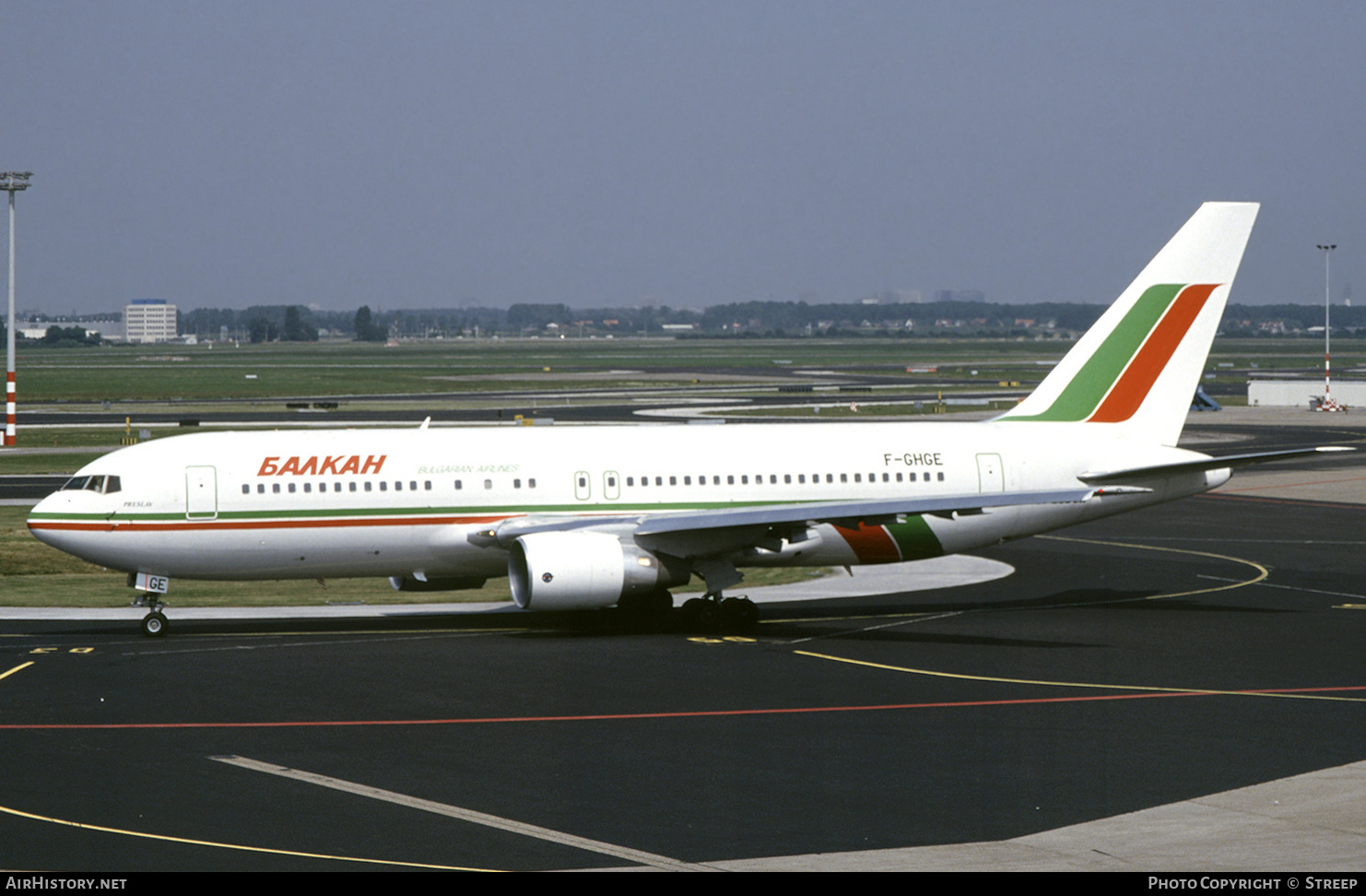 Aircraft Photo of F-GHGE | Boeing 767-27E/ER | Balkan - Bulgarian Airlines | AirHistory.net #245803