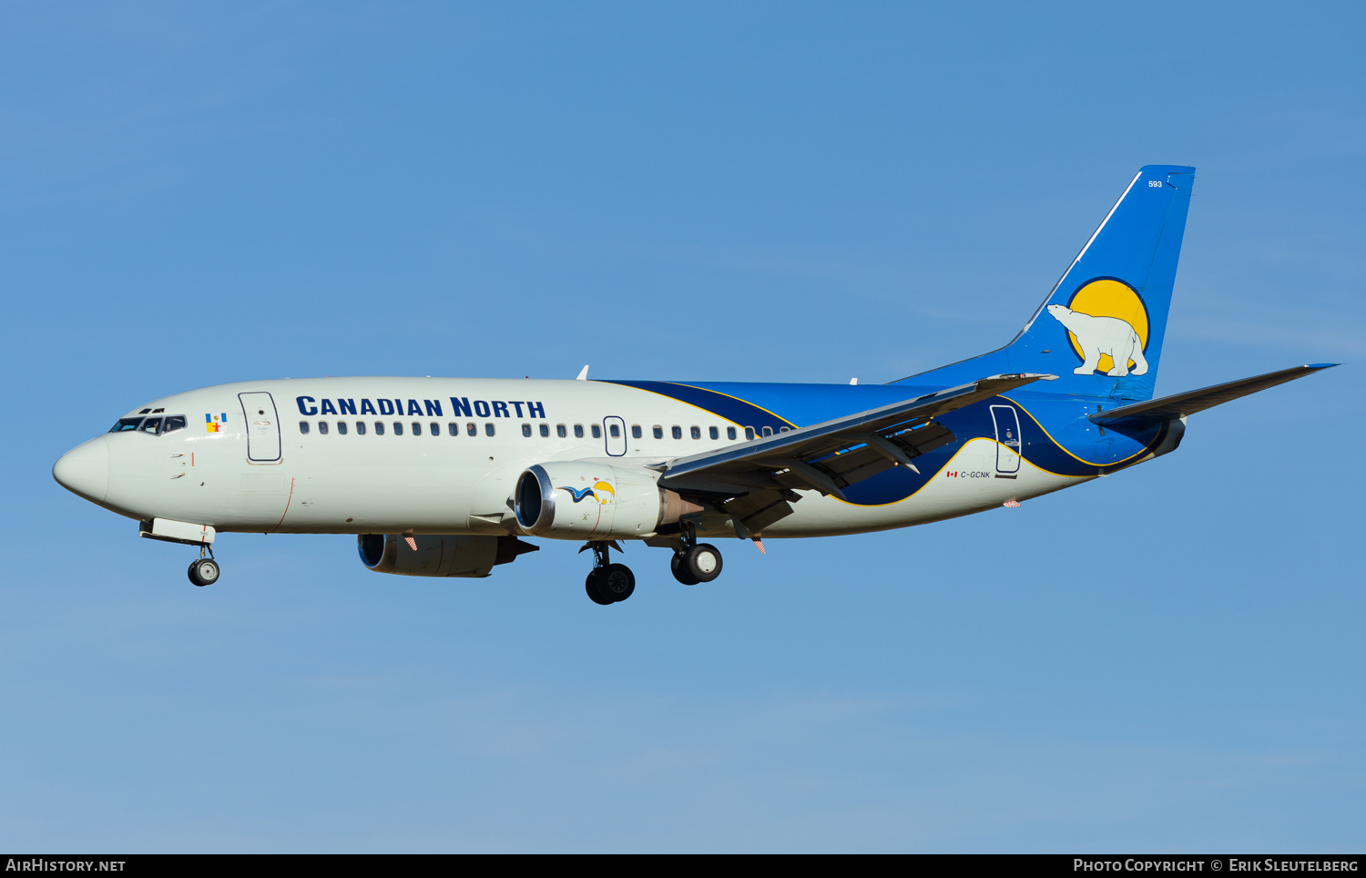 Aircraft Photo of C-GCNK | Boeing 737-36Q | Canadian North | AirHistory.net #245813