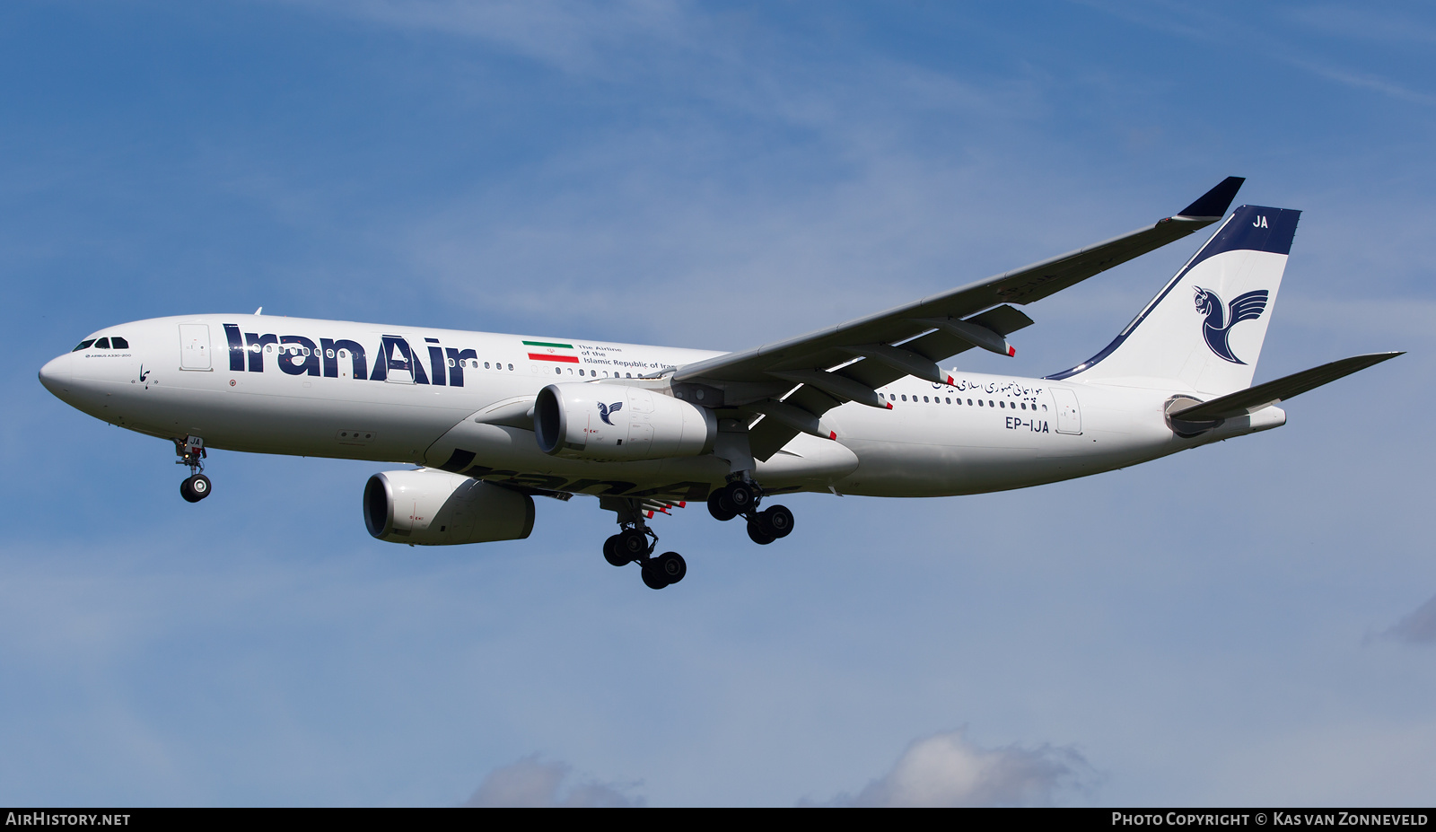 Aircraft Photo of EP-IJA | Airbus A330-243 | Iran Air | AirHistory.net #245845