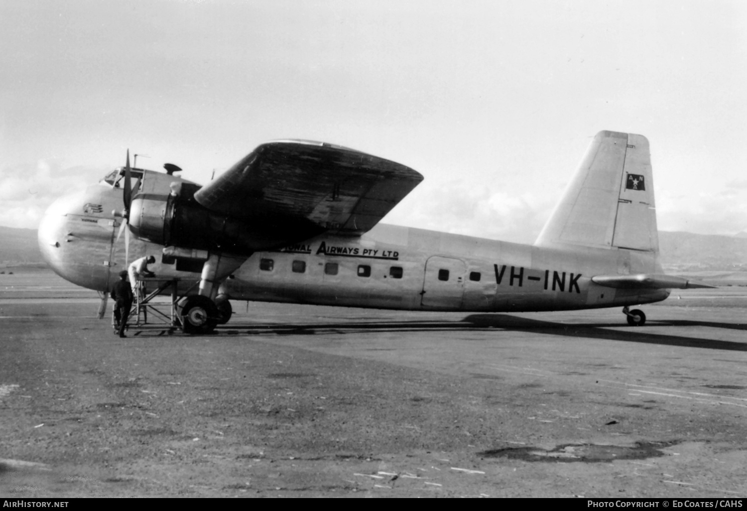 Aircraft Photo of VH-INK | Bristol 170 Freighter Mk21 | Australian National Airways - ANA | AirHistory.net #245866