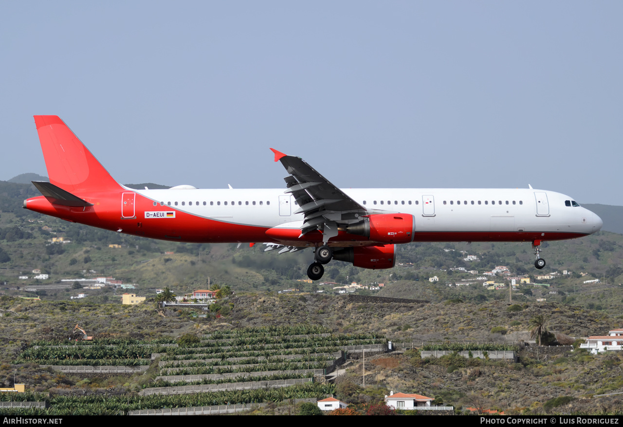 Aircraft Photo of D-AEUI | Airbus A321-211 | Eurowings | AirHistory.net #245879