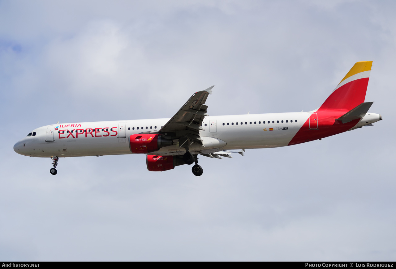 Aircraft Photo of EC-JDR | Airbus A321-213 | Iberia Express | AirHistory.net #245903