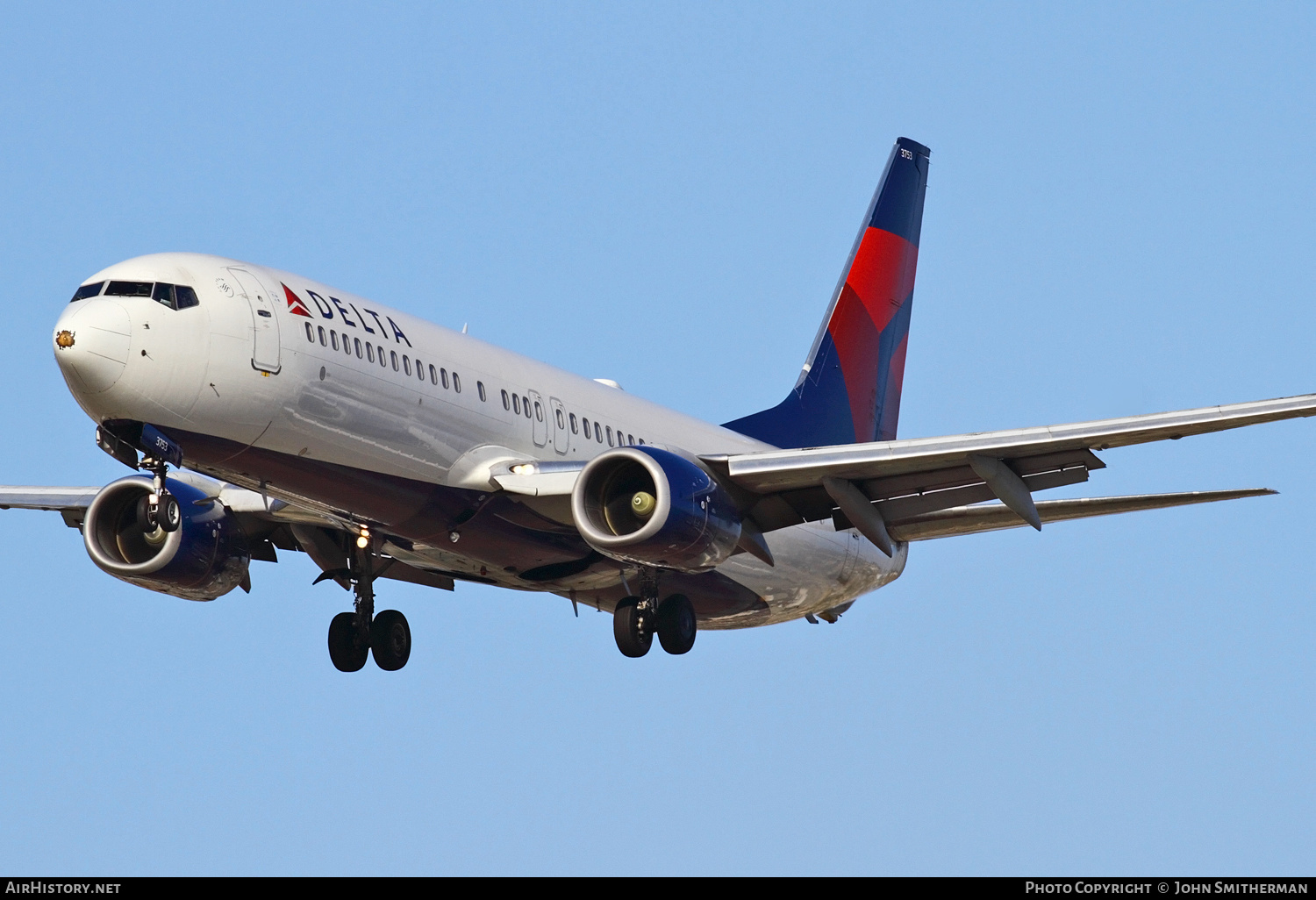 Aircraft Photo of N3753 | Boeing 737-832 | Delta Air Lines | AirHistory.net #245918