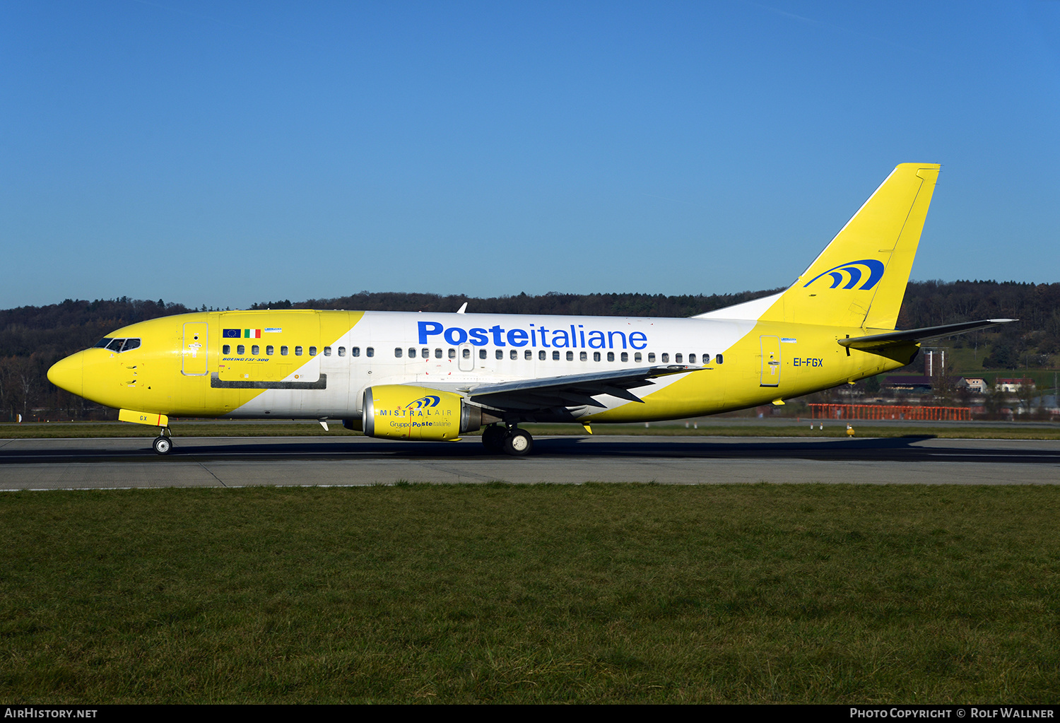 Aircraft Photo of EI-FGX | Boeing 737-3Q8(QC) | Poste Italiane | AirHistory.net #245926