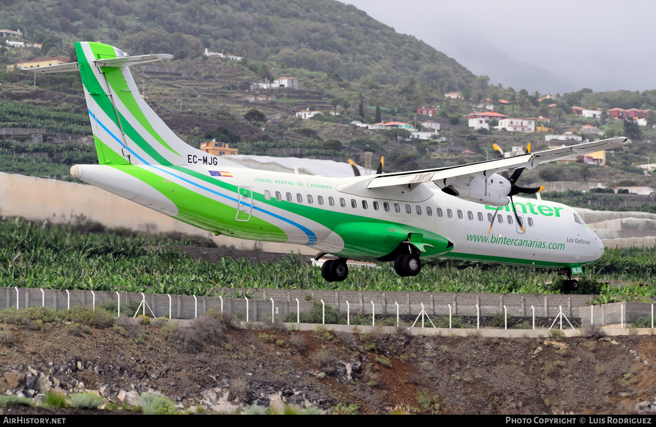 Aircraft Photo of EC-MJG | ATR ATR-72-600 (ATR-72-212A) | Binter Canarias | AirHistory.net #245946