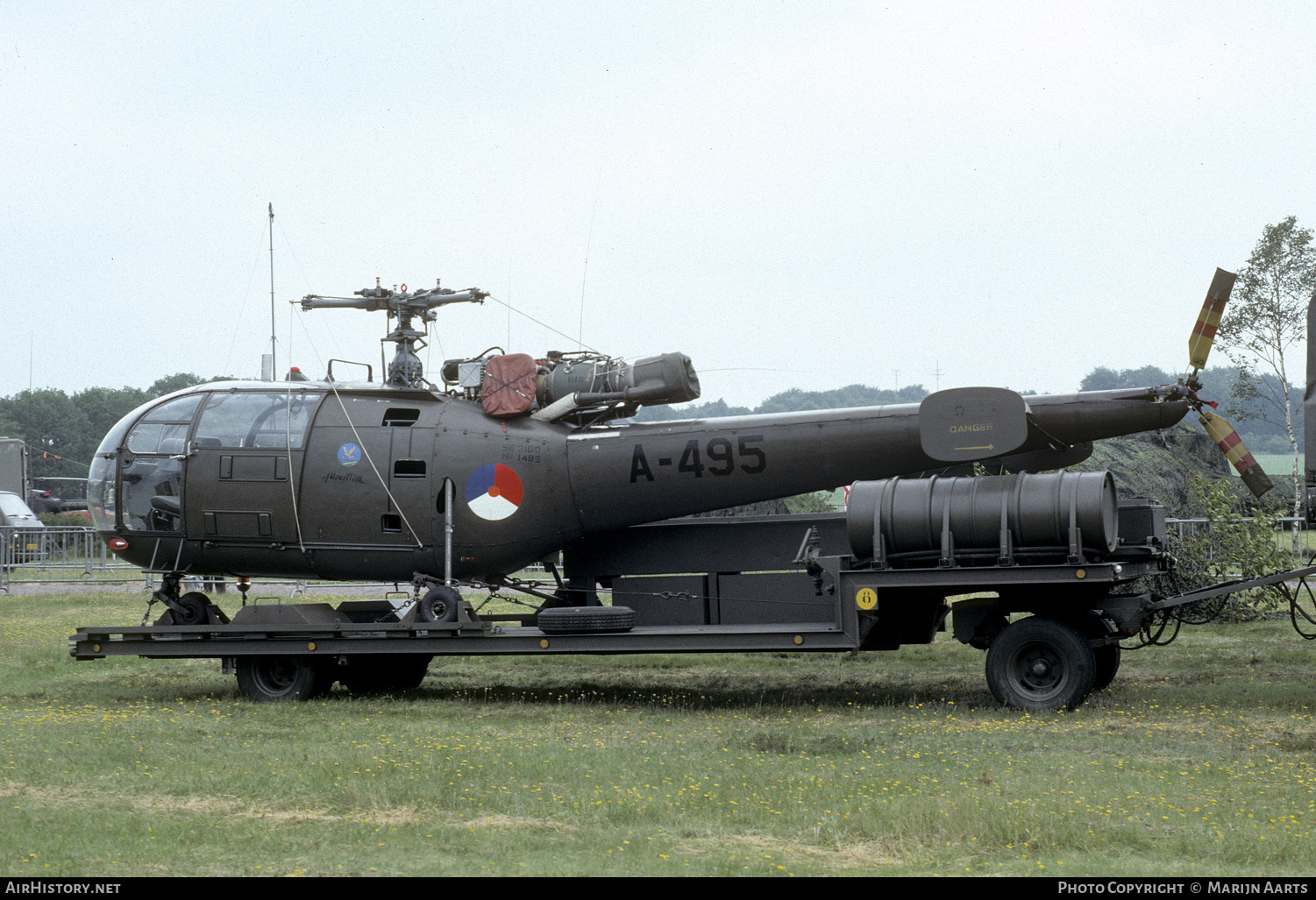 Aircraft Photo of A-495 | Sud SE-3160 Alouette III | Netherlands - Air Force | AirHistory.net #245948