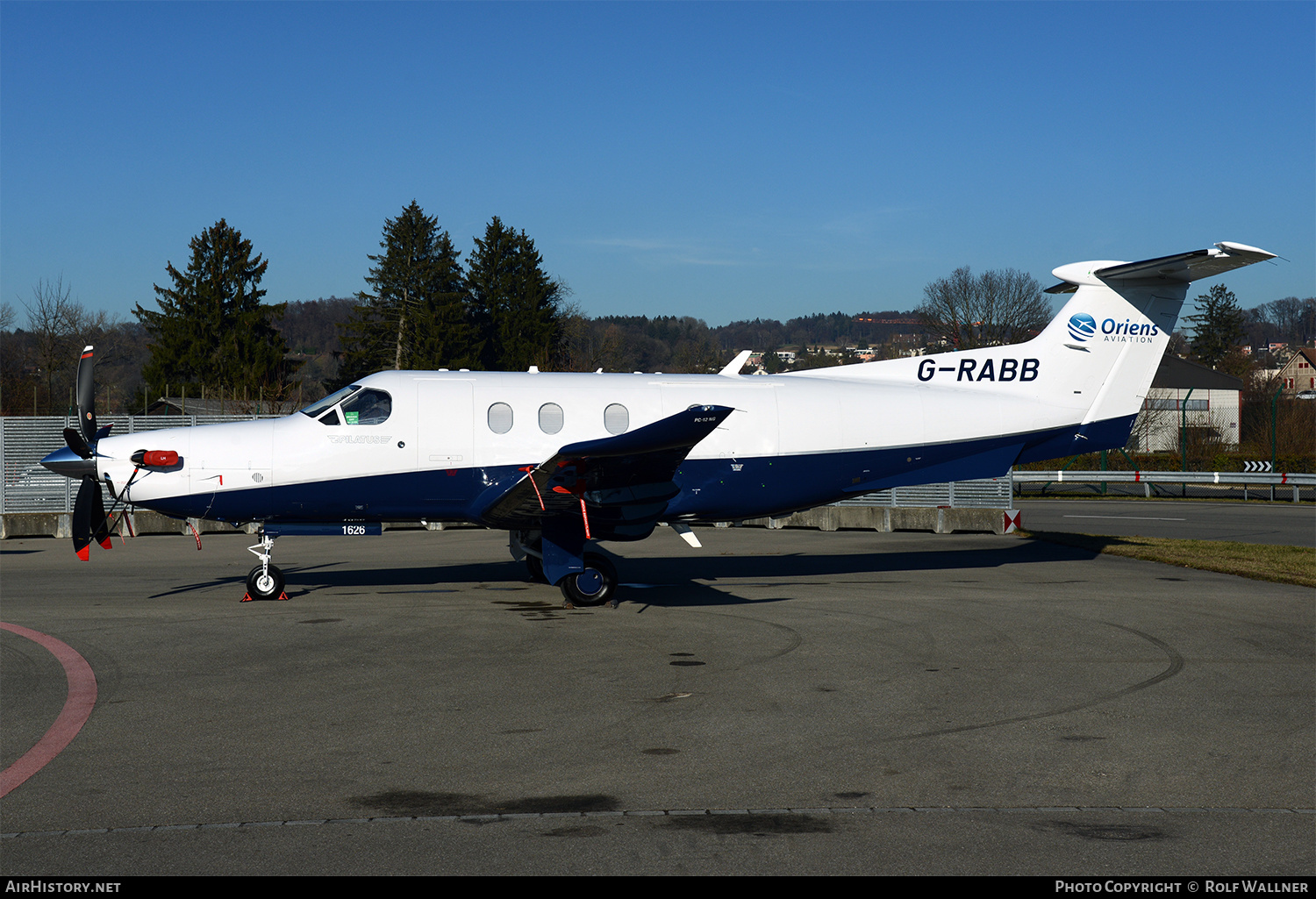 Aircraft Photo of G-RABB | Pilatus PC-12NG (PC-12/47E) | Oriens Aviation | AirHistory.net #245953