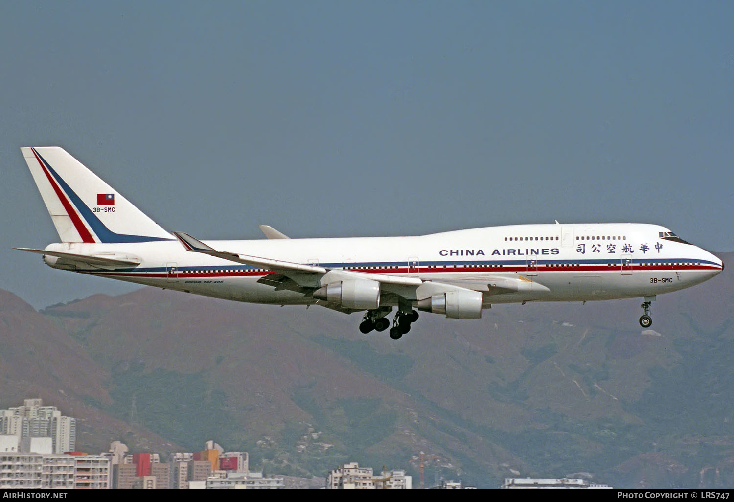 Aircraft Photo of 3B-SMC | Boeing 747-412 | China Airlines | AirHistory.net #245985