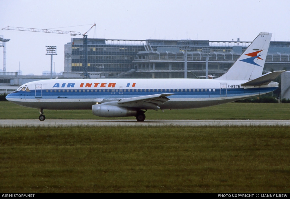 Aircraft Photo of F-BTTB | Dassault Mercure 100 | Air Inter | AirHistory.net #245987