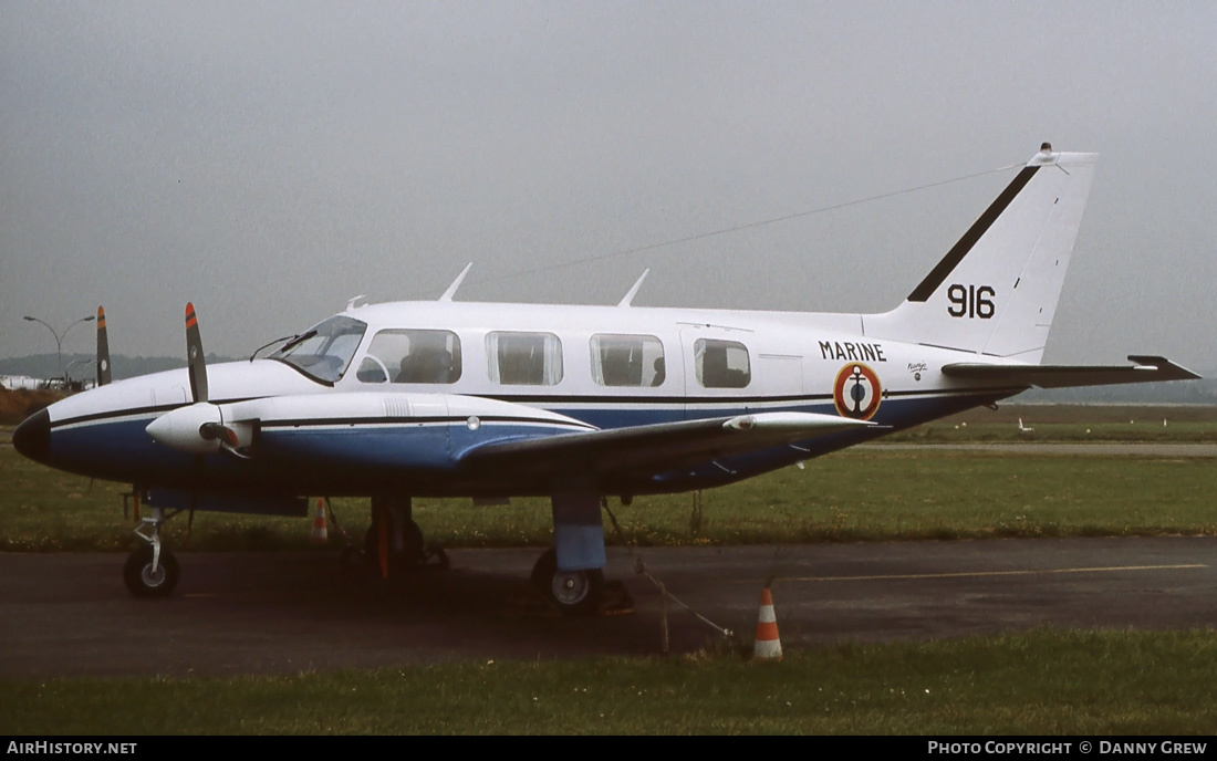 Aircraft Photo of 916 | Piper PA-31-310 Navajo B | France - Navy | AirHistory.net #245988