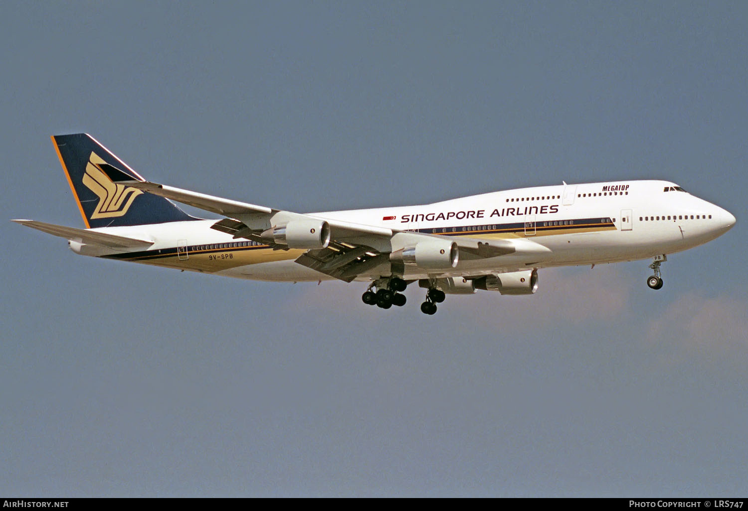 Aircraft Photo of 9V-SPB | Boeing 747-412 | Singapore Airlines | AirHistory.net #245993