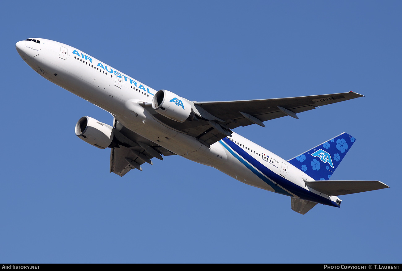 Aircraft Photo of F-ORUN | Boeing 777-2Q8/ER | Air Austral | AirHistory.net #246018