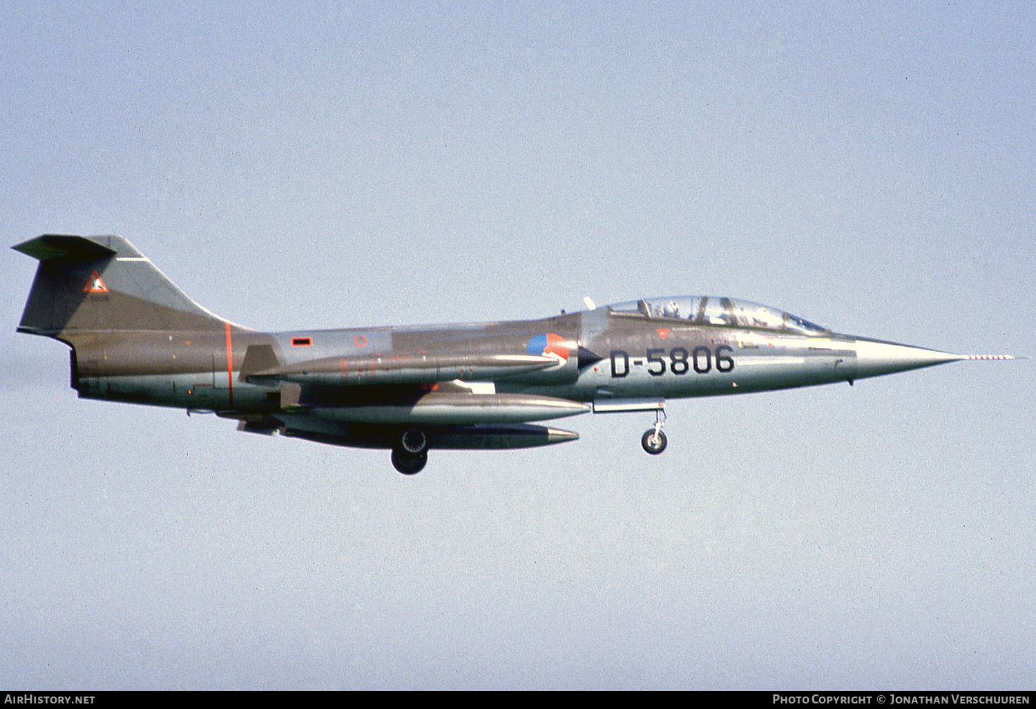 Aircraft Photo of D-5806 | Lockheed TF-104G Starfighter | Netherlands - Air Force | AirHistory.net #246031