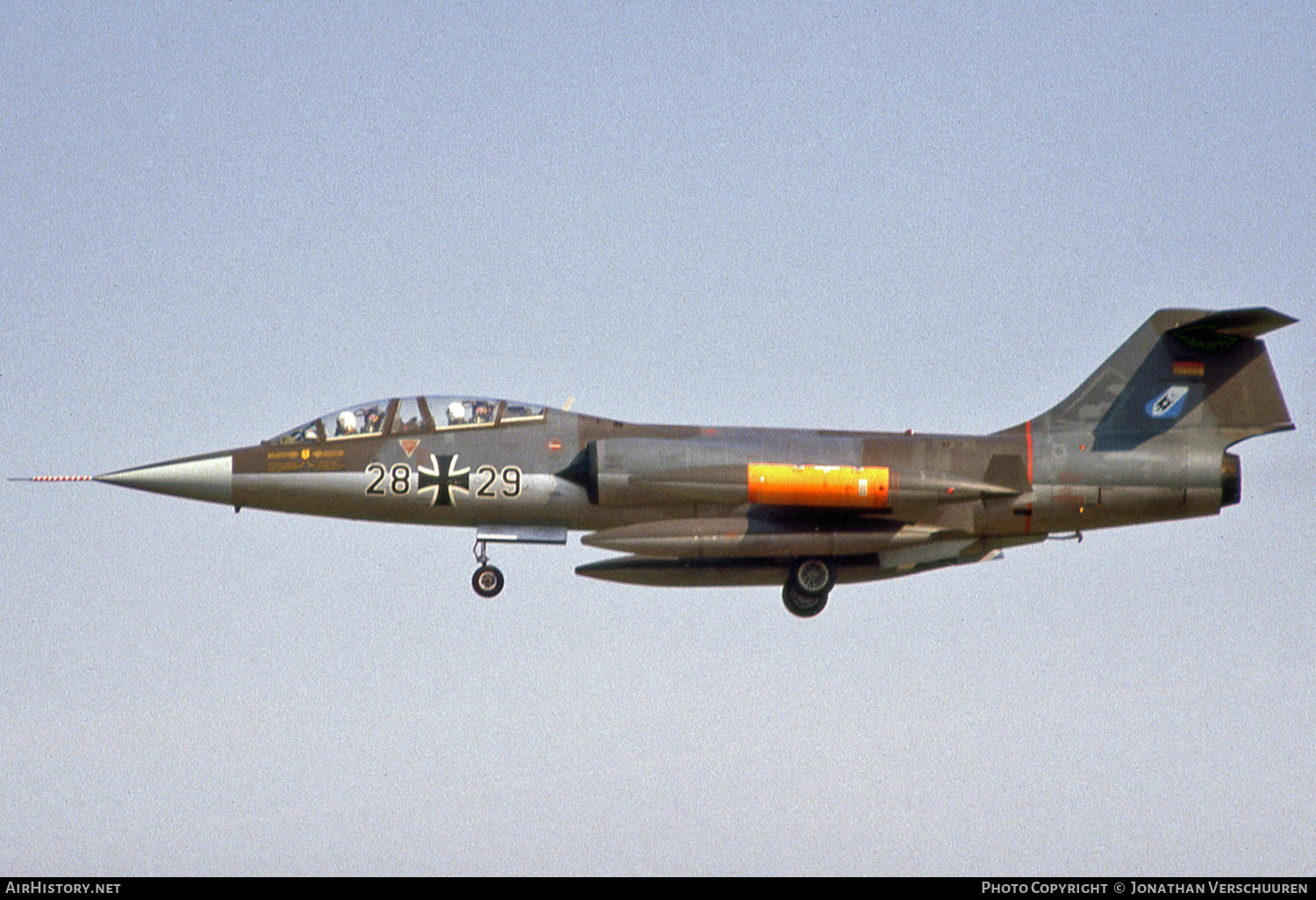 Aircraft Photo of 2829 | Lockheed TF-104G Starfighter | Germany - Air Force | AirHistory.net #246038