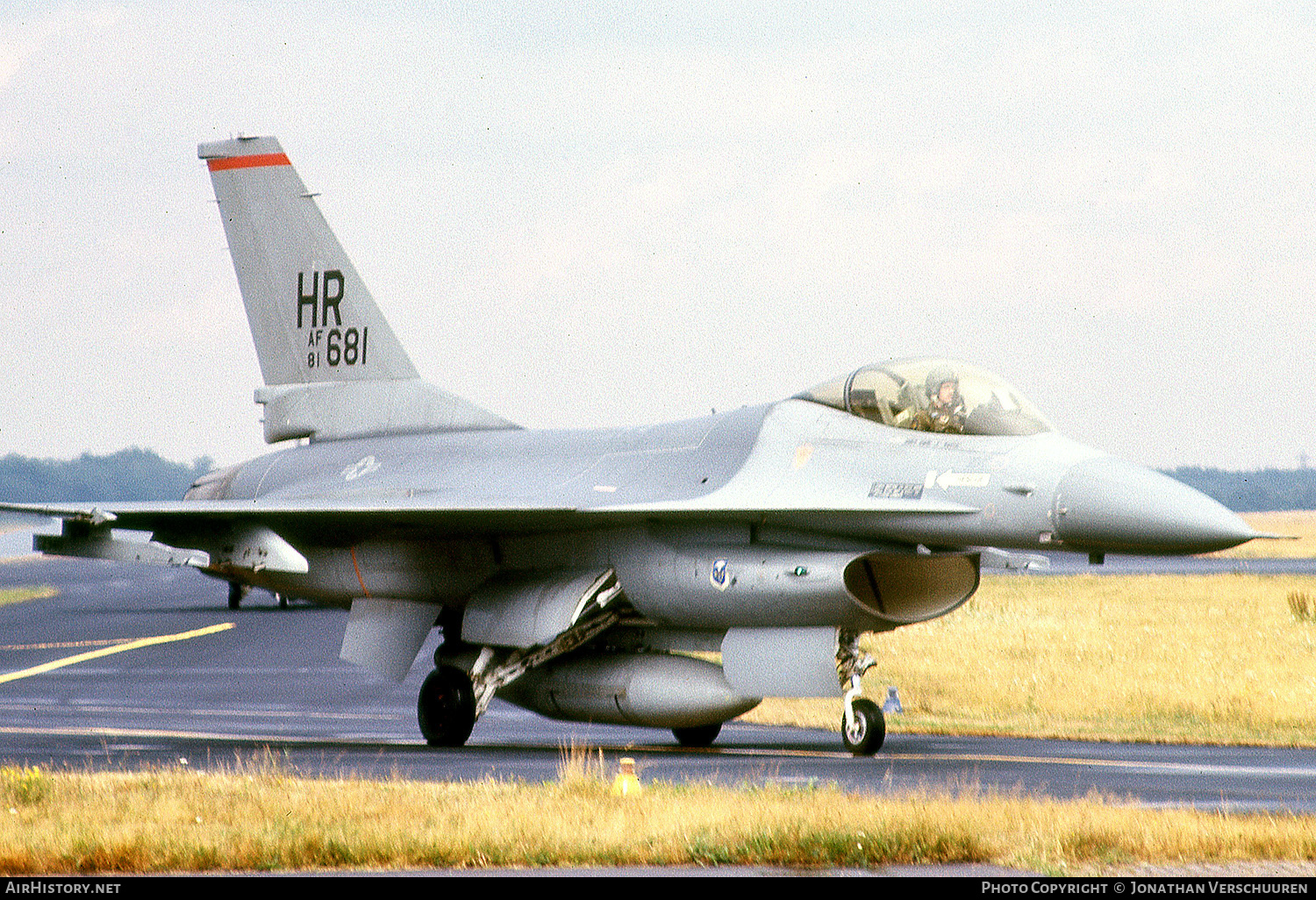 Aircraft Photo of 81-0681 / AF81-681 | General Dynamics F-16A Fighting Falcon | USA - Air Force | AirHistory.net #246046