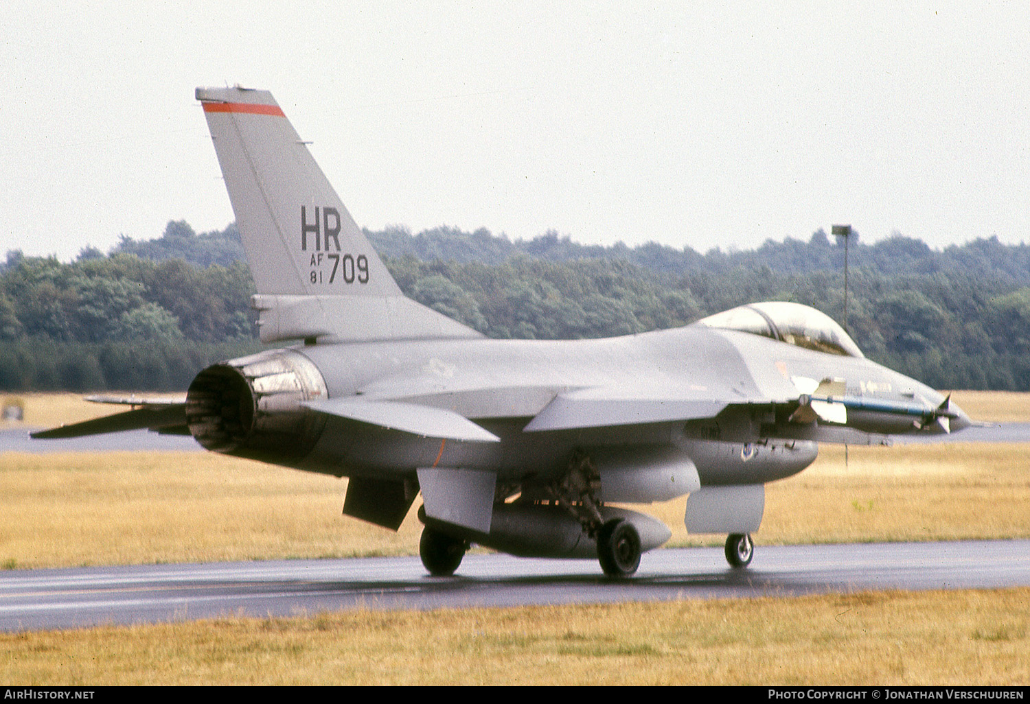 Aircraft Photo of 81-0709 / AF81-709 | General Dynamics F-16A Fighting Falcon | USA - Air Force | AirHistory.net #246047
