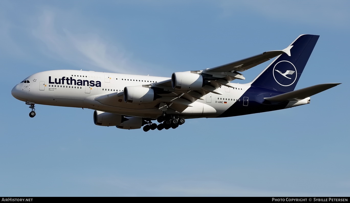Aircraft Photo of D-AIMC | Airbus A380-841 | Lufthansa | AirHistory.net #246059