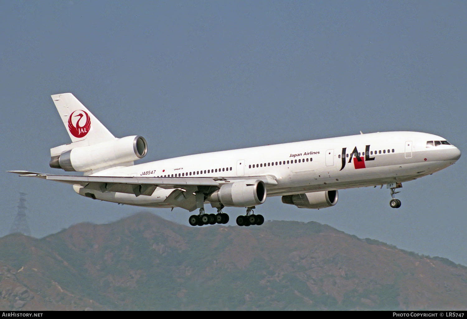 Aircraft Photo of JA8547 | McDonnell Douglas DC-10-40 | Japan Airlines - JAL | AirHistory.net #246061