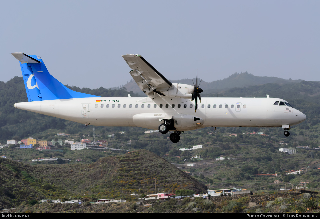 Aircraft Photo of EC-MSM | ATR ATR-72-500 (ATR-72-212A) | Air Europa Express | AirHistory.net #246070