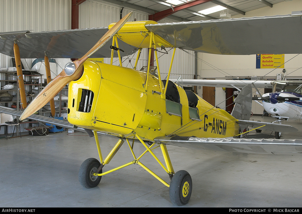 Aircraft Photo of G-ANSM | De Havilland D.H. 82A Tiger Moth II | AirHistory.net #246084