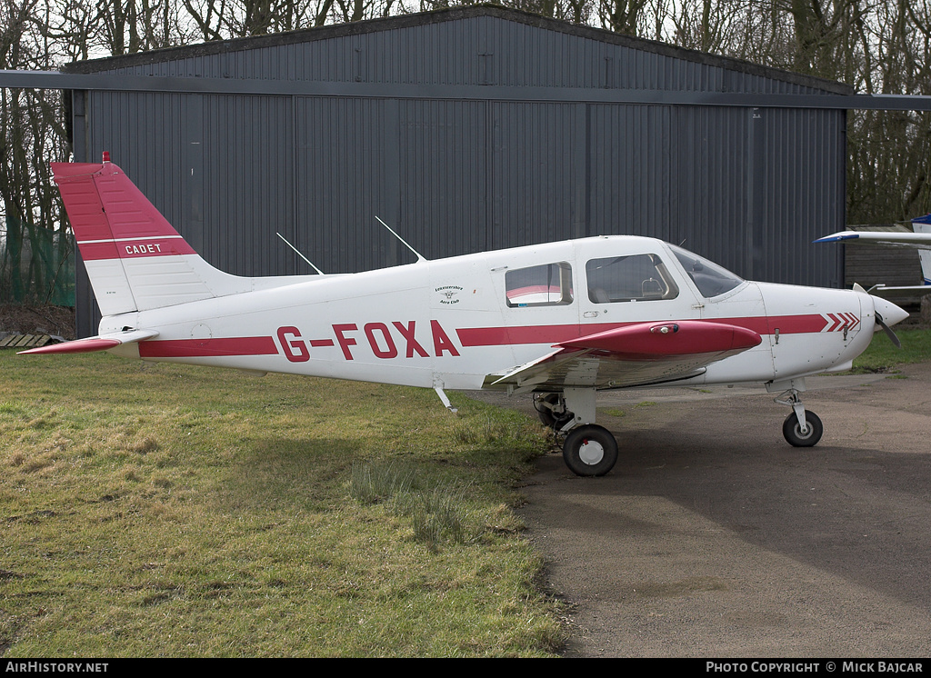 Aircraft Photo of G-FOXA | Piper PA-28-161 Cadet | Leicestershire Aero Club | AirHistory.net #246086