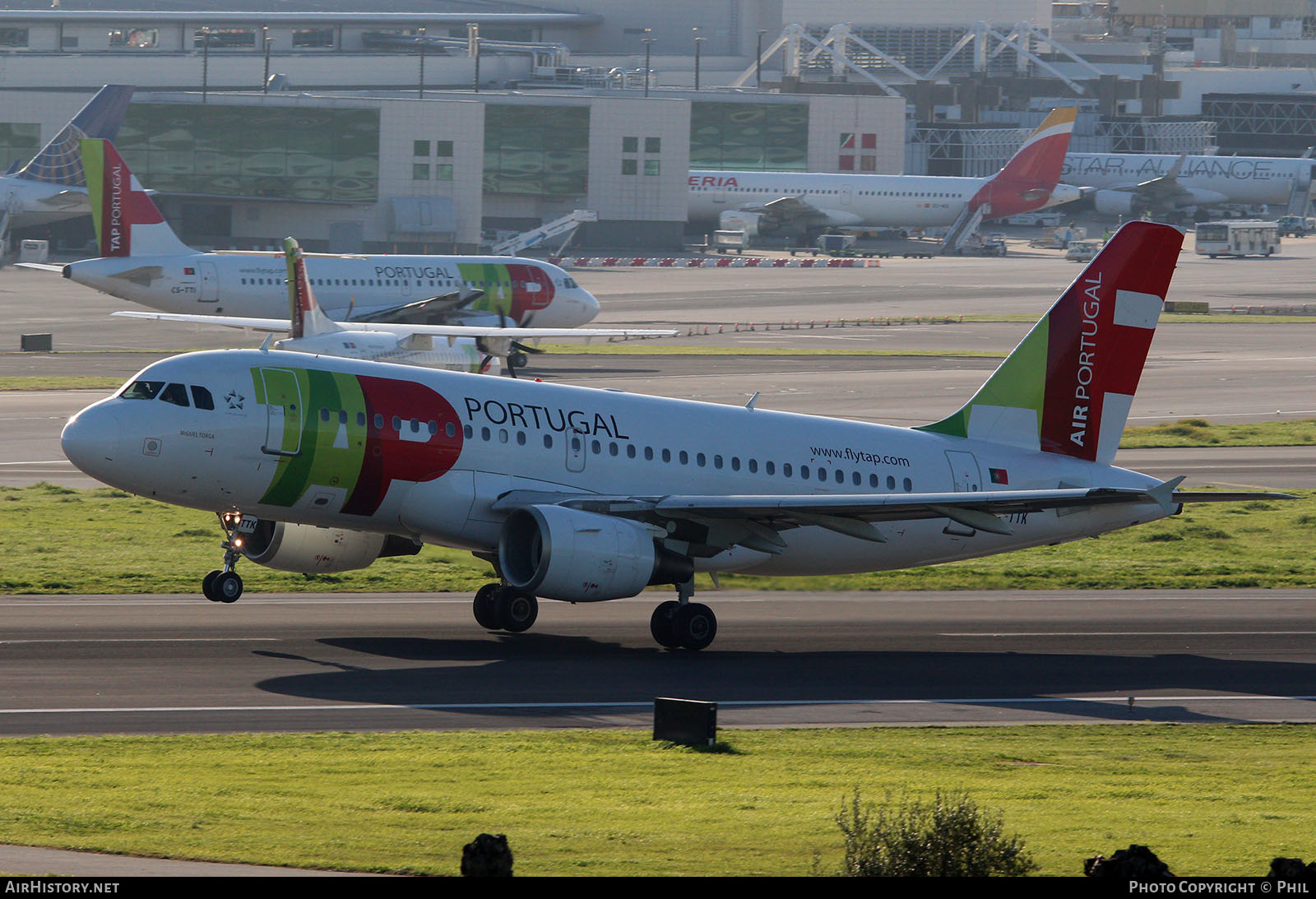 Aircraft Photo of CS-TTK | Airbus A319-111 | TAP Air Portugal | AirHistory.net #246093