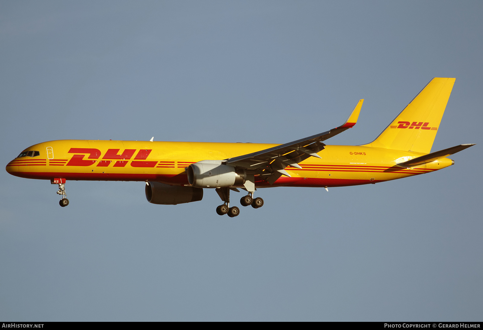 Aircraft Photo of G-DHKS | Boeing 757-223(PCF) | DHL International | AirHistory.net #246114