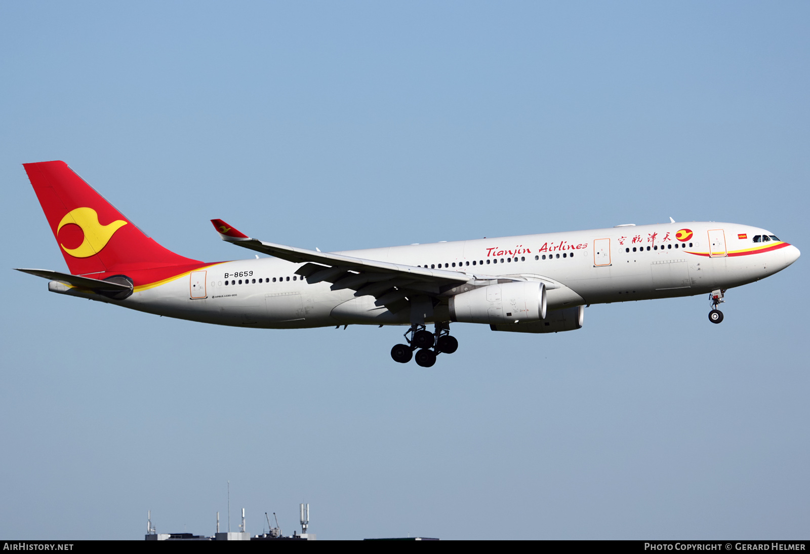 Aircraft Photo of B-8659 | Airbus A330-243 | Tianjin Airlines | AirHistory.net #246125