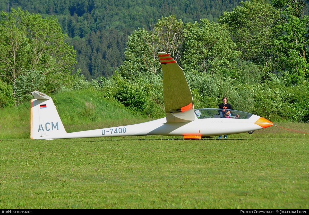 Aircraft Photo of D-7408 | Schempp-Hirth Duo Discus | AirHistory.net #246131