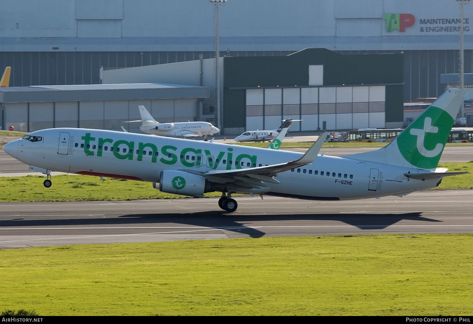 Aircraft Photo of F-GZHE | Boeing 737-8K2 | Transavia | AirHistory.net #246141