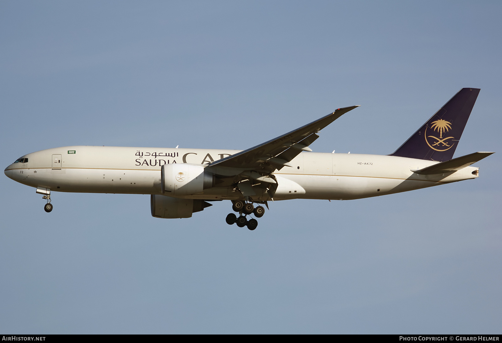 Aircraft Photo of HZ-AK72 | Boeing 777-FFG | Saudia - Saudi Arabian Airlines Cargo | AirHistory.net #246147