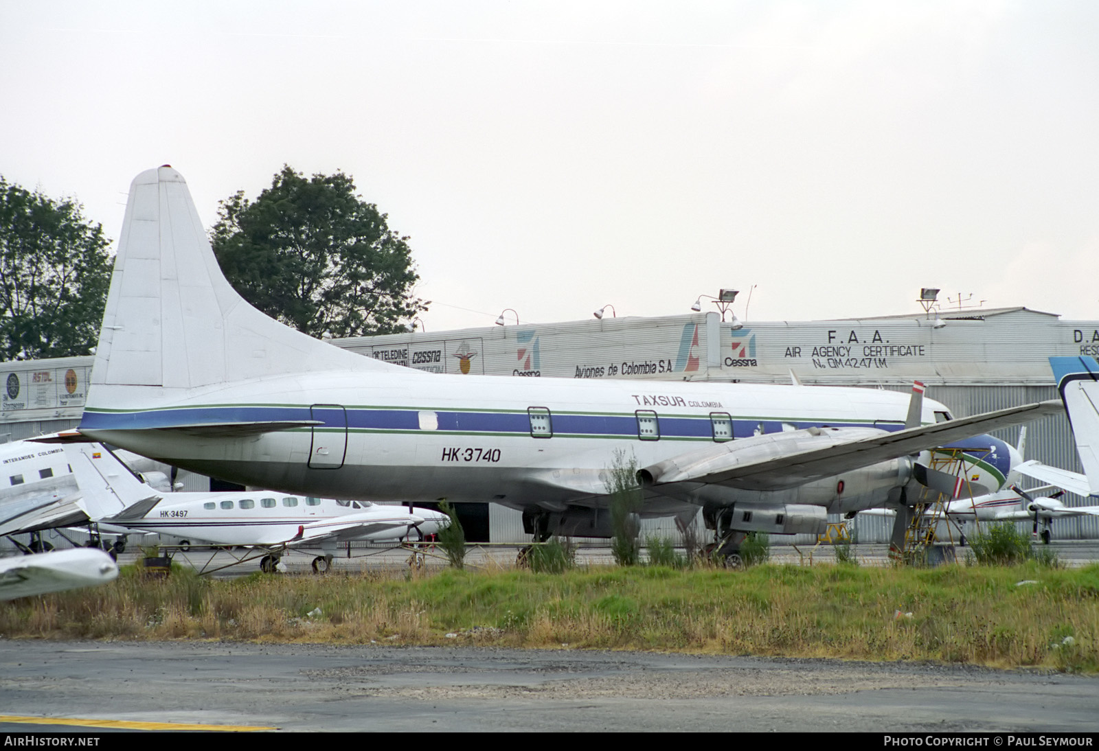 Aircraft Photo of HK-3740 | Convair 580 | Taxsur Colombia | AirHistory.net #246159