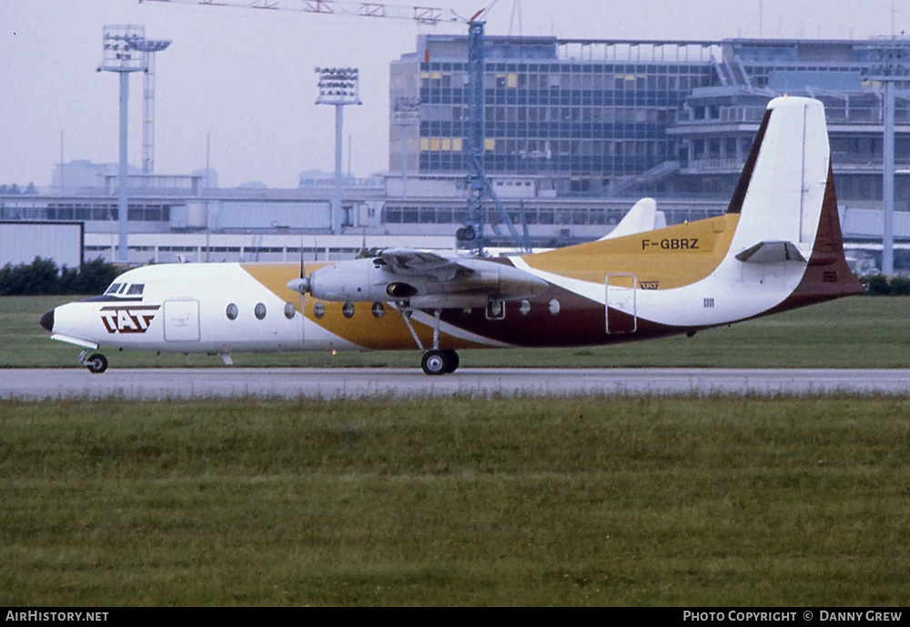 Aircraft Photo of F-GBRZ | Fairchild Hiller FH-227B | TAT - Touraine Air Transport | AirHistory.net #246161