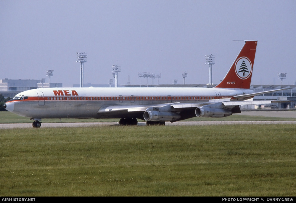 Aircraft Photo of OD-AFD | Boeing 707-3B4C | MEA - Middle East Airlines | AirHistory.net #246173