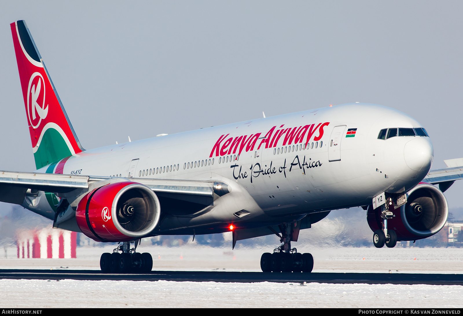 Aircraft Photo of 5Y-KYZ | Boeing 777-2U8/ER | Kenya Airways | AirHistory.net #246180