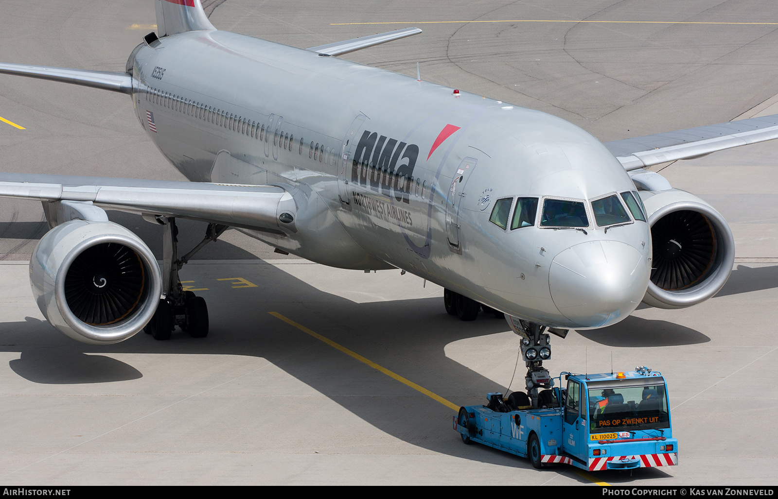 Aircraft Photo of N535US | Boeing 757-251 | Northwest Airlines | AirHistory.net #246186