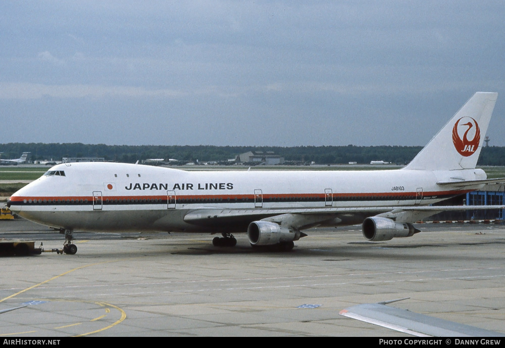 Aircraft Photo of JA8103 | Boeing 747-146 | Japan Air Lines - JAL | AirHistory.net #246220