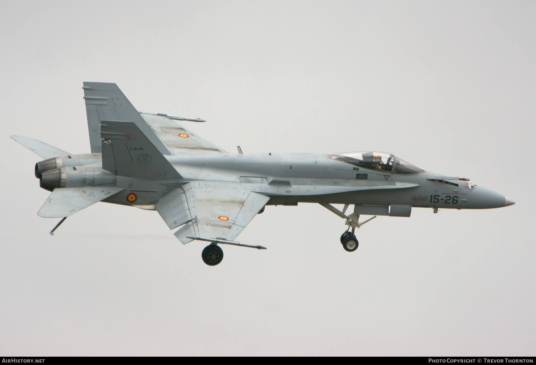 Aircraft Photo of C15-39 | McDonnell Douglas EF-18A Hornet | Spain - Air Force | AirHistory.net #246232