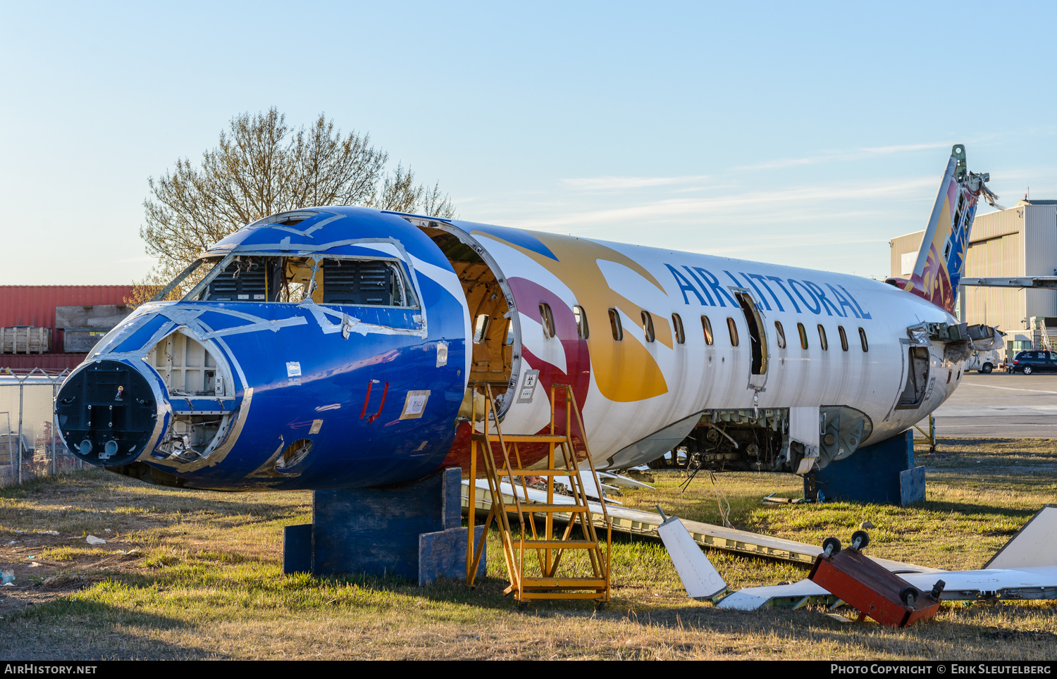 Aircraft Photo of F-GPTJ | Bombardier CRJ-100ER (CL-600-2B19) | Air Littoral | AirHistory.net #246235