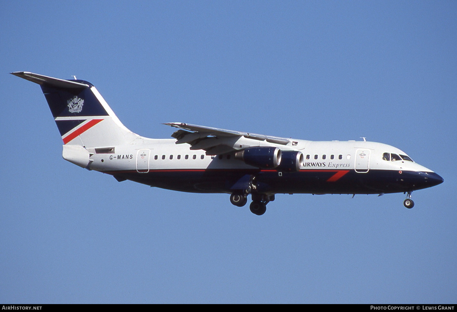 Aircraft Photo of G-MANS | British Aerospace BAe-146-200 | British Airways Express | AirHistory.net #246251