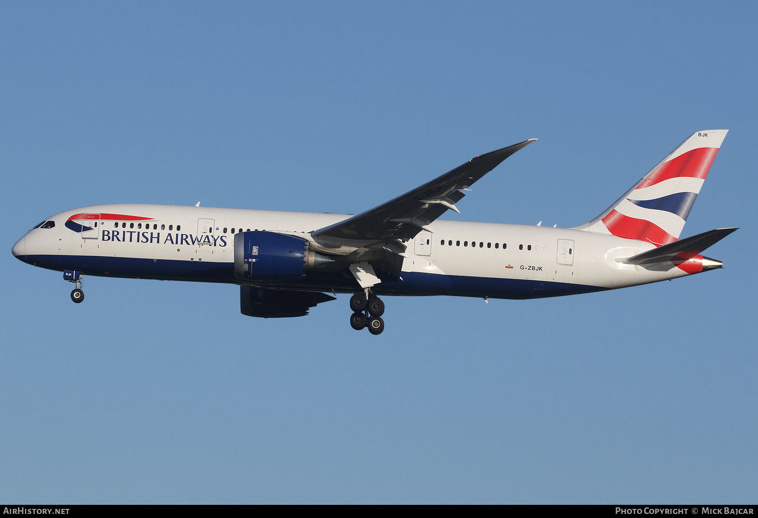 Aircraft Photo of G-ZBJK | Boeing 787-8 Dreamliner | British Airways | AirHistory.net #246254