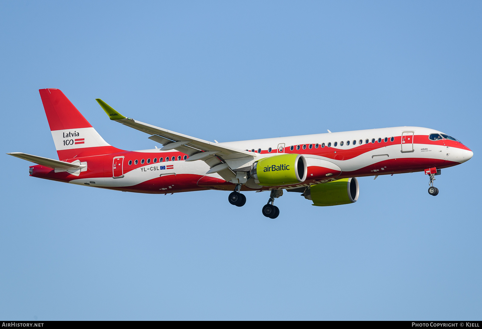 Aircraft Photo of YL-CSL | Airbus A220-371 (BD-500-1A11) | AirBaltic | AirHistory.net #246282