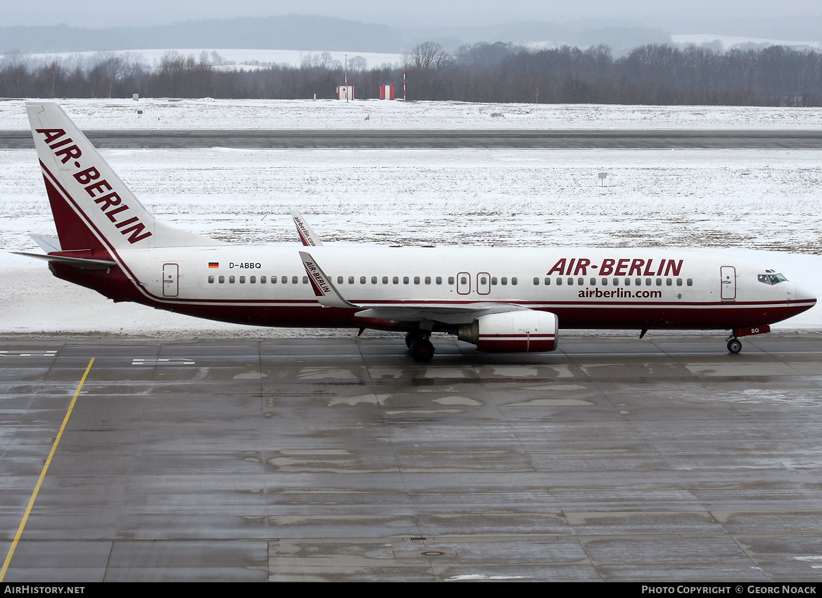 Aircraft Photo of D-ABBQ | Boeing 737-86N | Air Berlin | AirHistory.net #246294