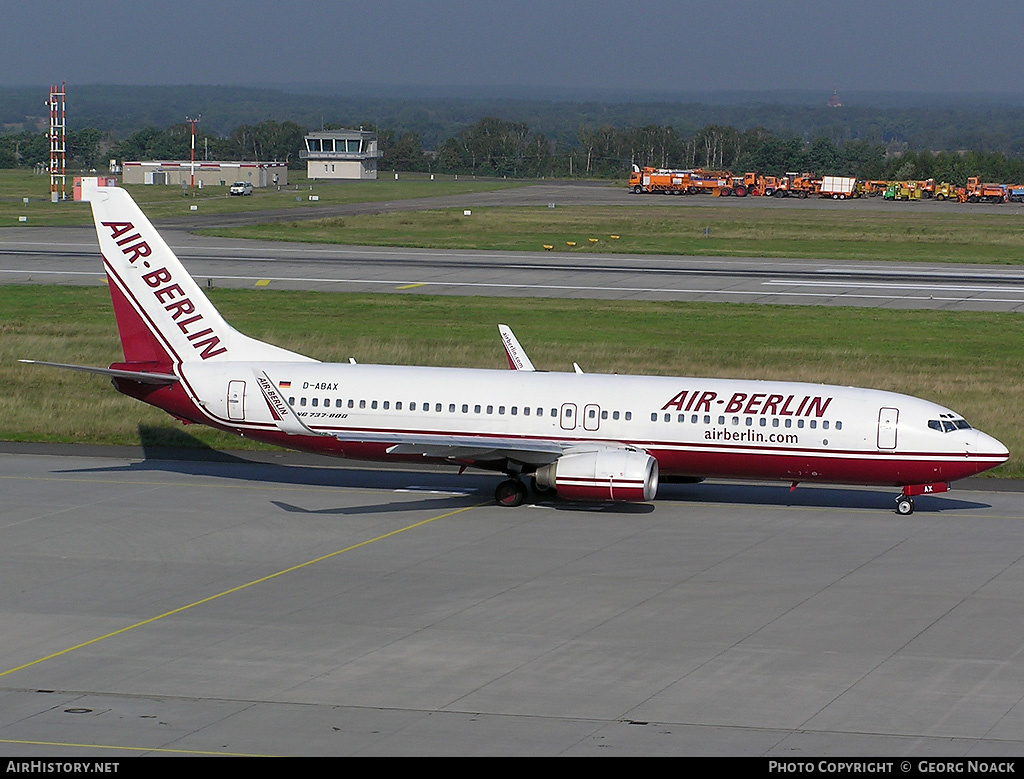 Aircraft Photo of D-ABAX | Boeing 737-86J | Air Berlin | AirHistory.net #246315