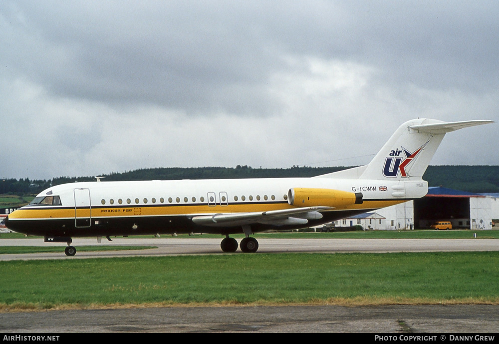 Aircraft Photo of G-JCWW | Fokker F28-4000 Fellowship | Air UK | AirHistory.net #246322