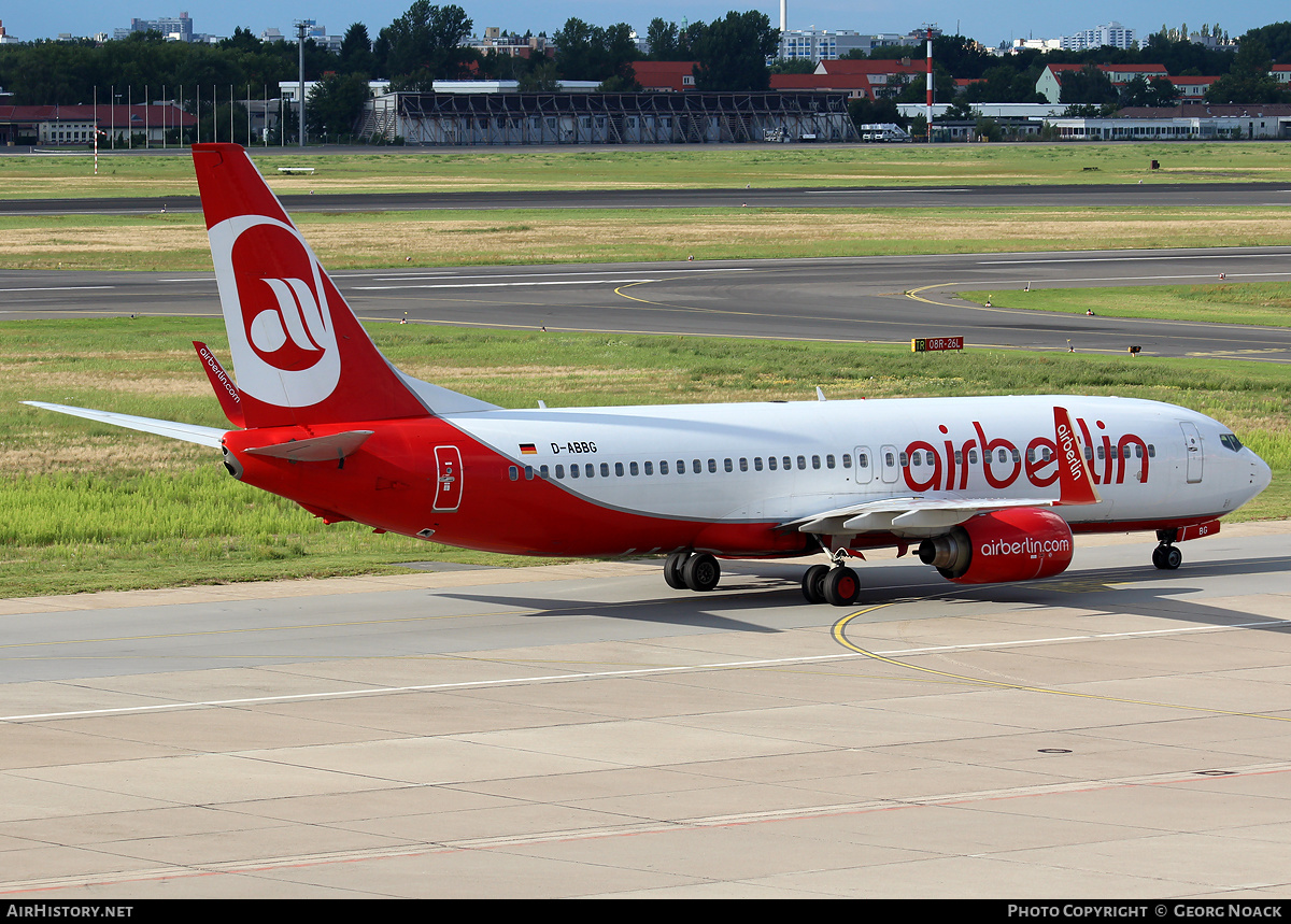 Aircraft Photo of D-ABBG | Boeing 737-86J | Air Berlin | AirHistory.net #246328