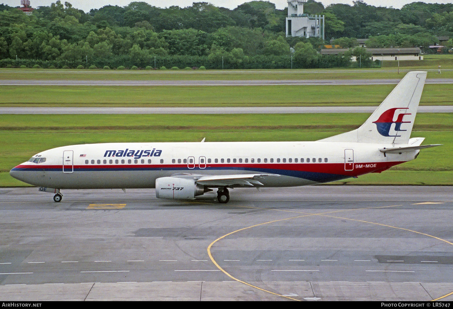Aircraft Photo of 9M-MQE | Boeing 737-4H6 | Malaysia Airlines | AirHistory.net #246336