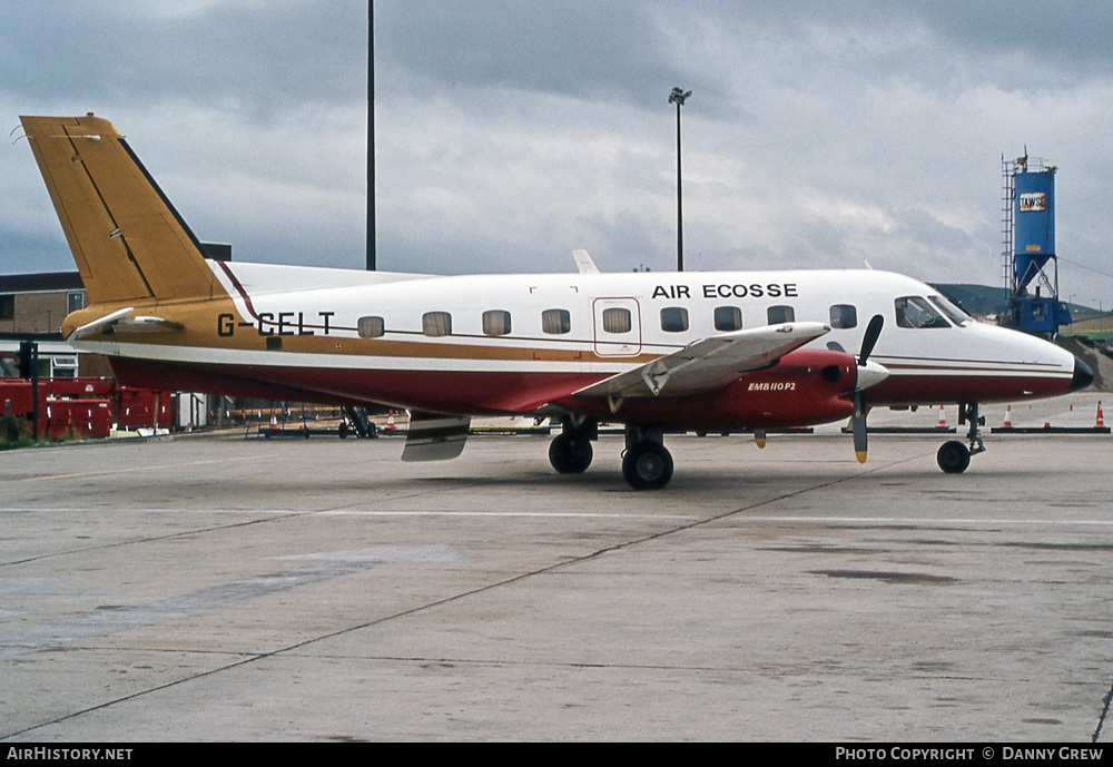 Aircraft Photo of G-CELT | Embraer EMB-110P2 Bandeirante | Air Écosse | AirHistory.net #246339