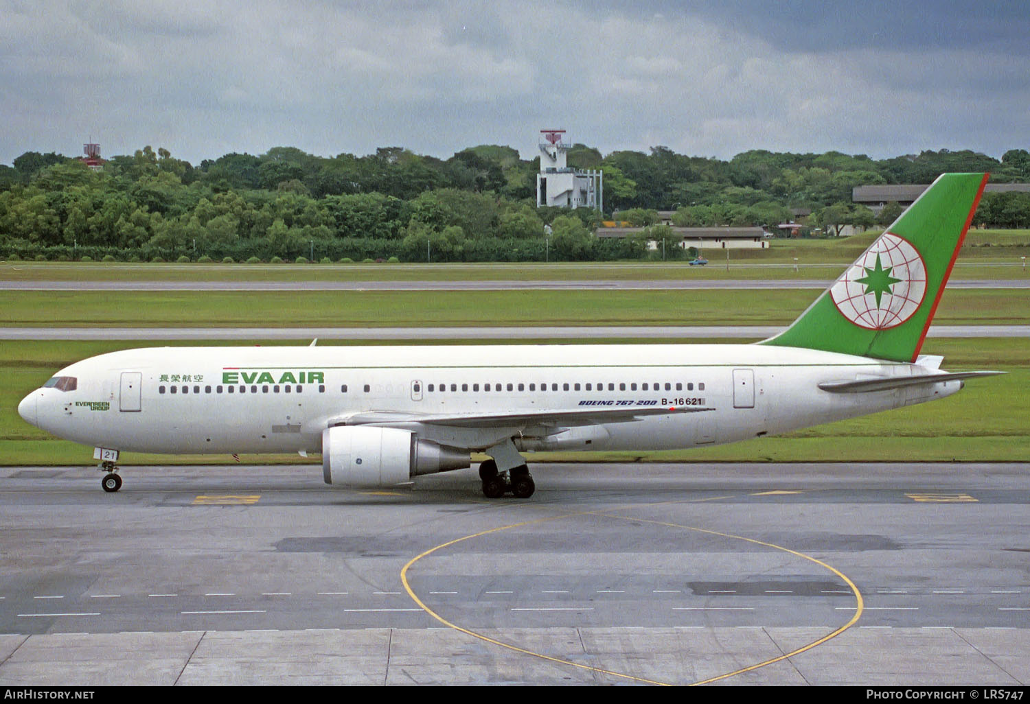 Aircraft Photo of B-16621 | Boeing 767-25E | EVA Air | AirHistory.net #246342