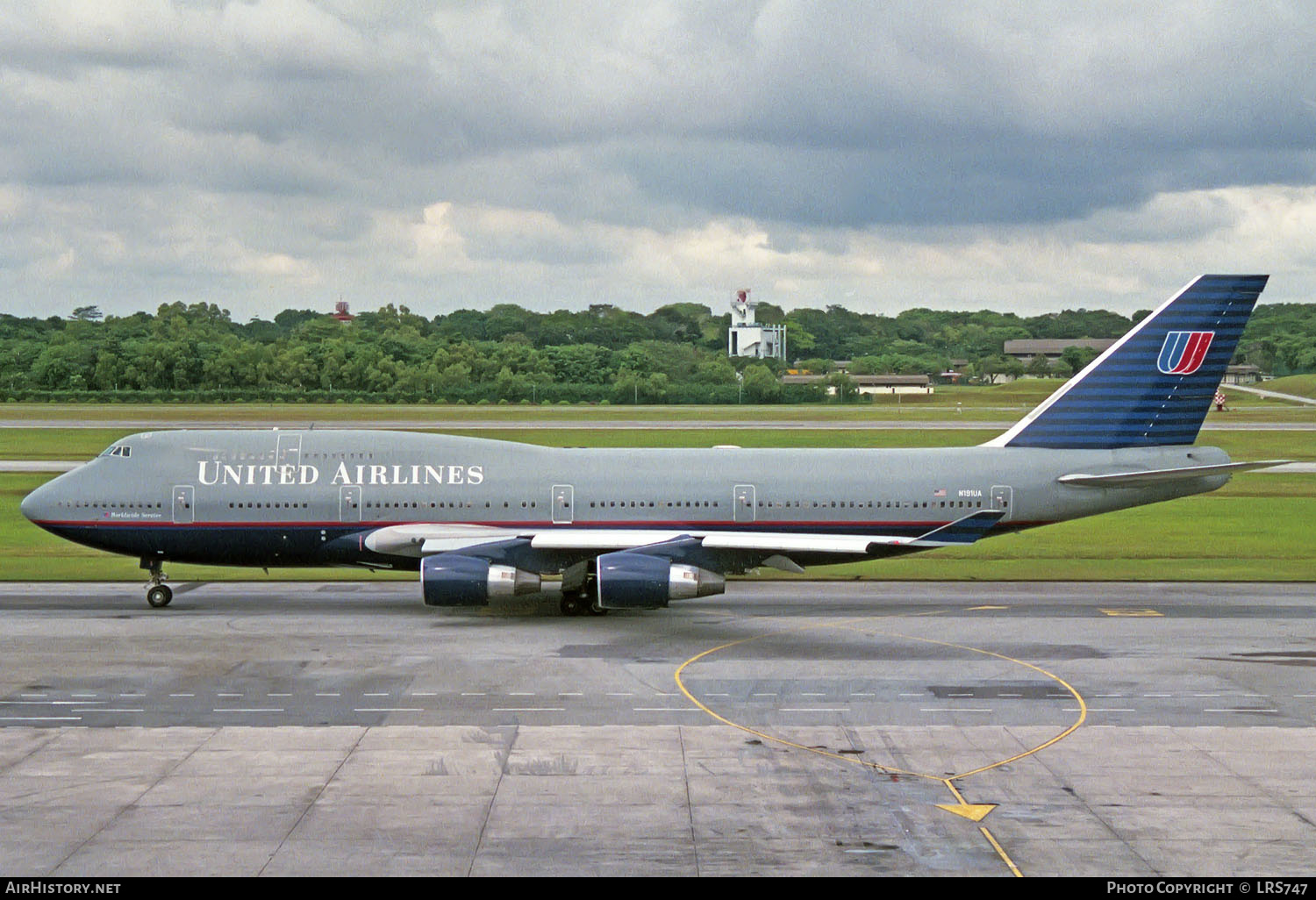 Aircraft Photo of N191UA | Boeing 747-422 | United Airlines | AirHistory.net #246345